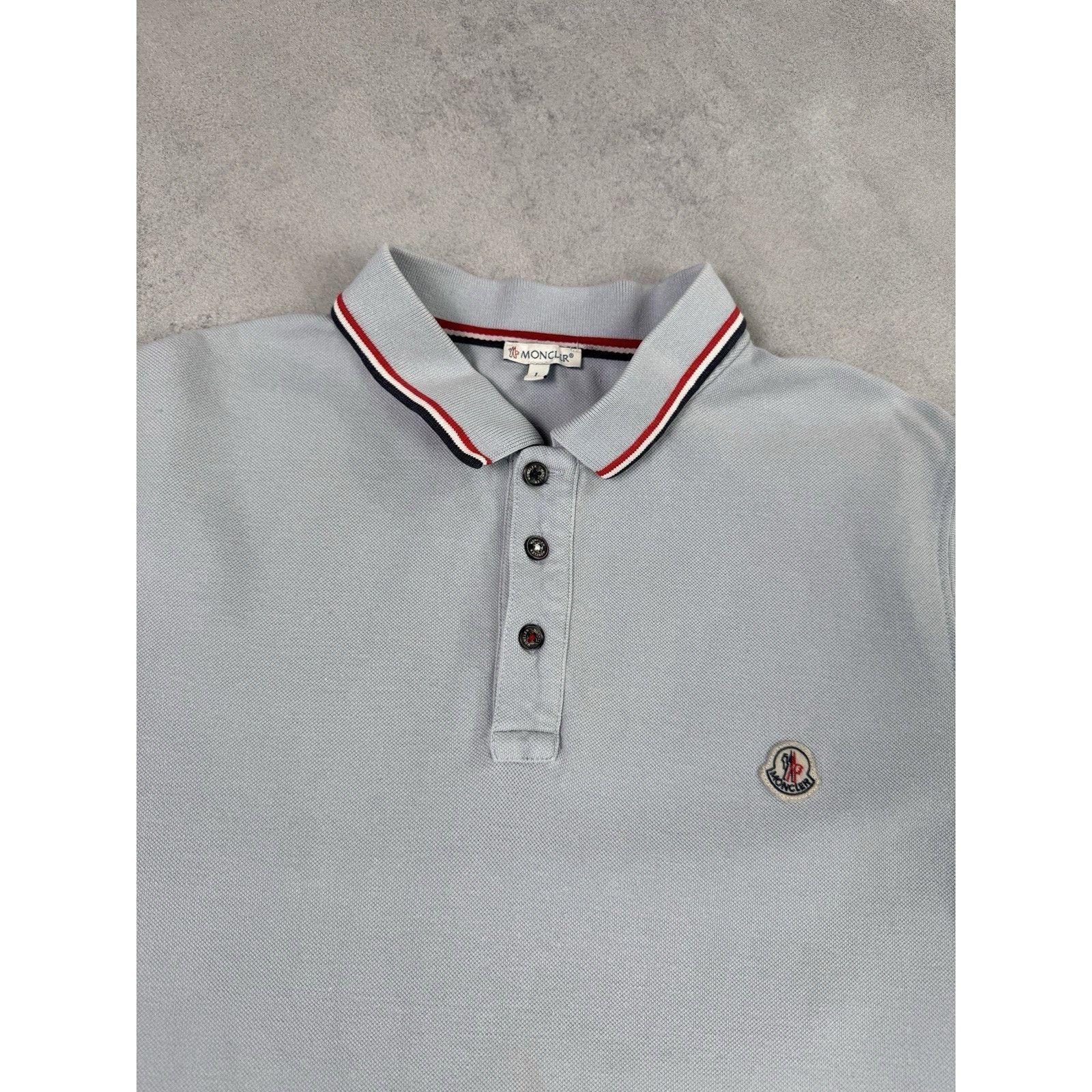 Moncler Moncler Maglia Polo Manica Corta Men T Shirt Tee Logo Size US L / EU 52-54 / 3 - 3 Thumbnail