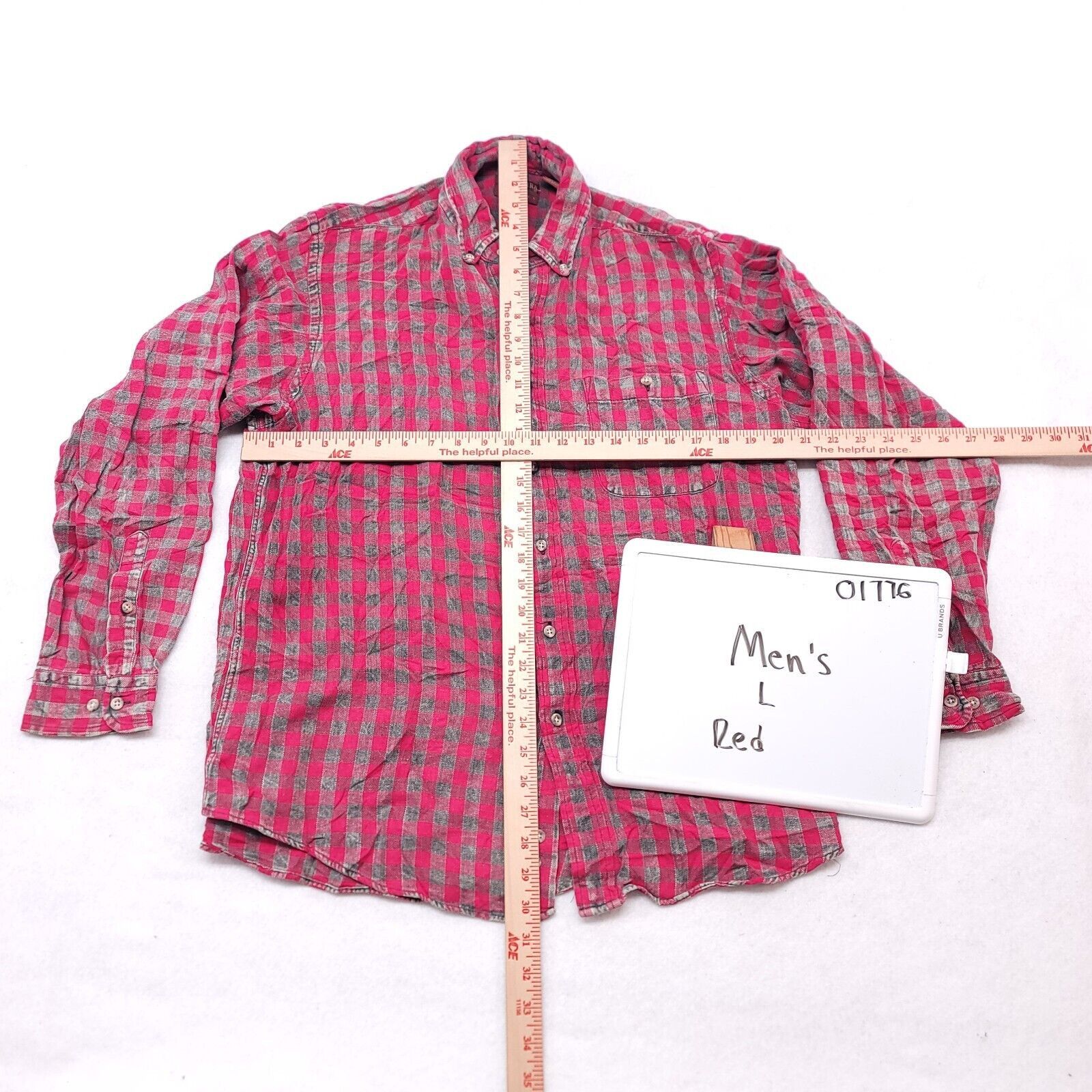 High Sierra High Sierra Gingham Flannel Shirt Mens Size Large L Red Size US L / EU 52-54 / 3 - 6 Thumbnail