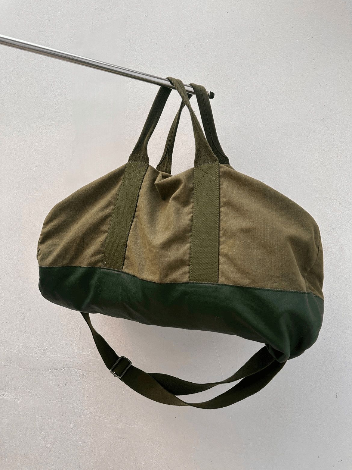 Yohji Yamamoto Yohji Yamamoto Mandarina Canvas Gym Bag-2507 Size ONE SIZE - 2 Thumbnail