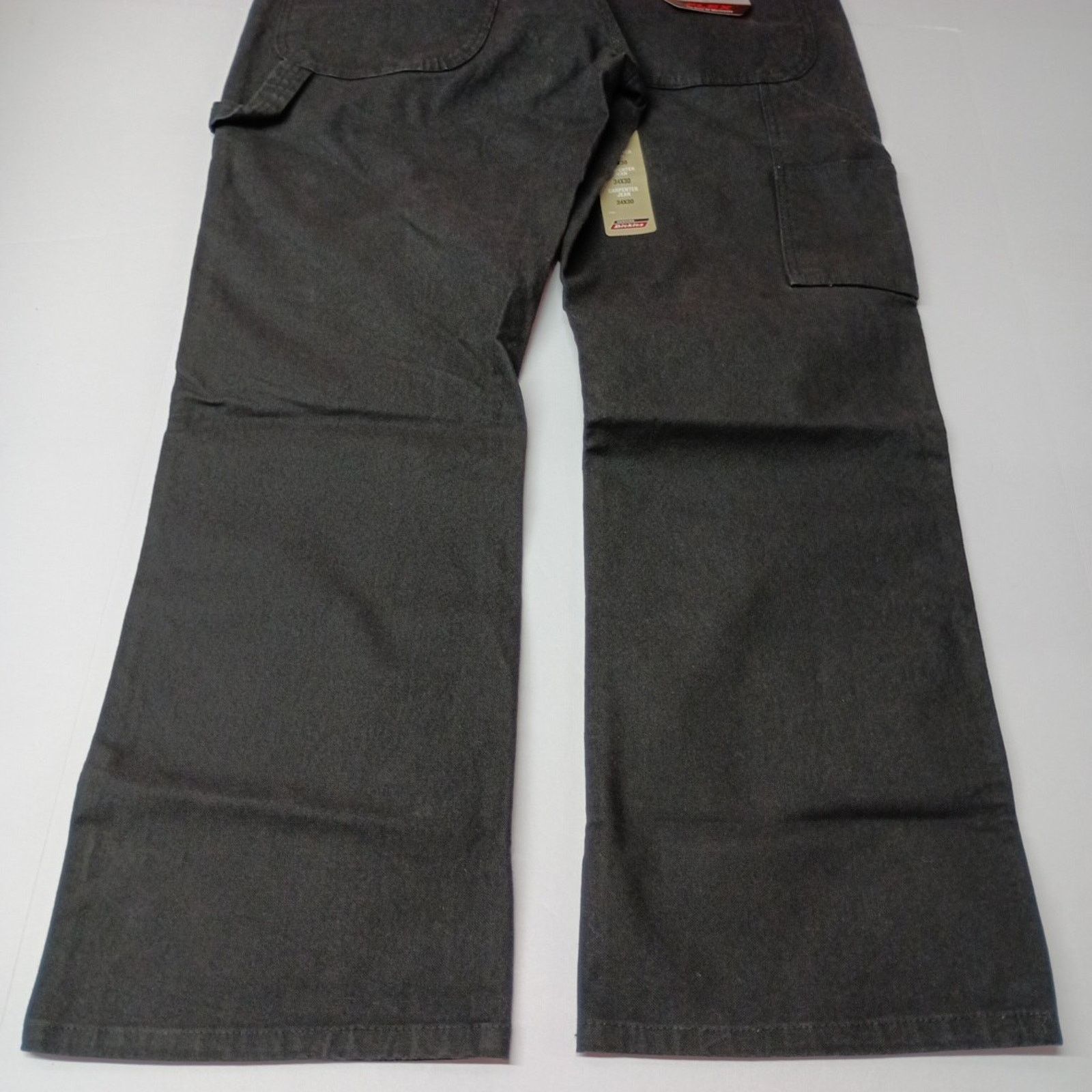 Dickies Dickies Carpenter Pants Mens 34x30 Black Duck Canvas Pockets Size US 34 / EU 50 - 6 Thumbnail