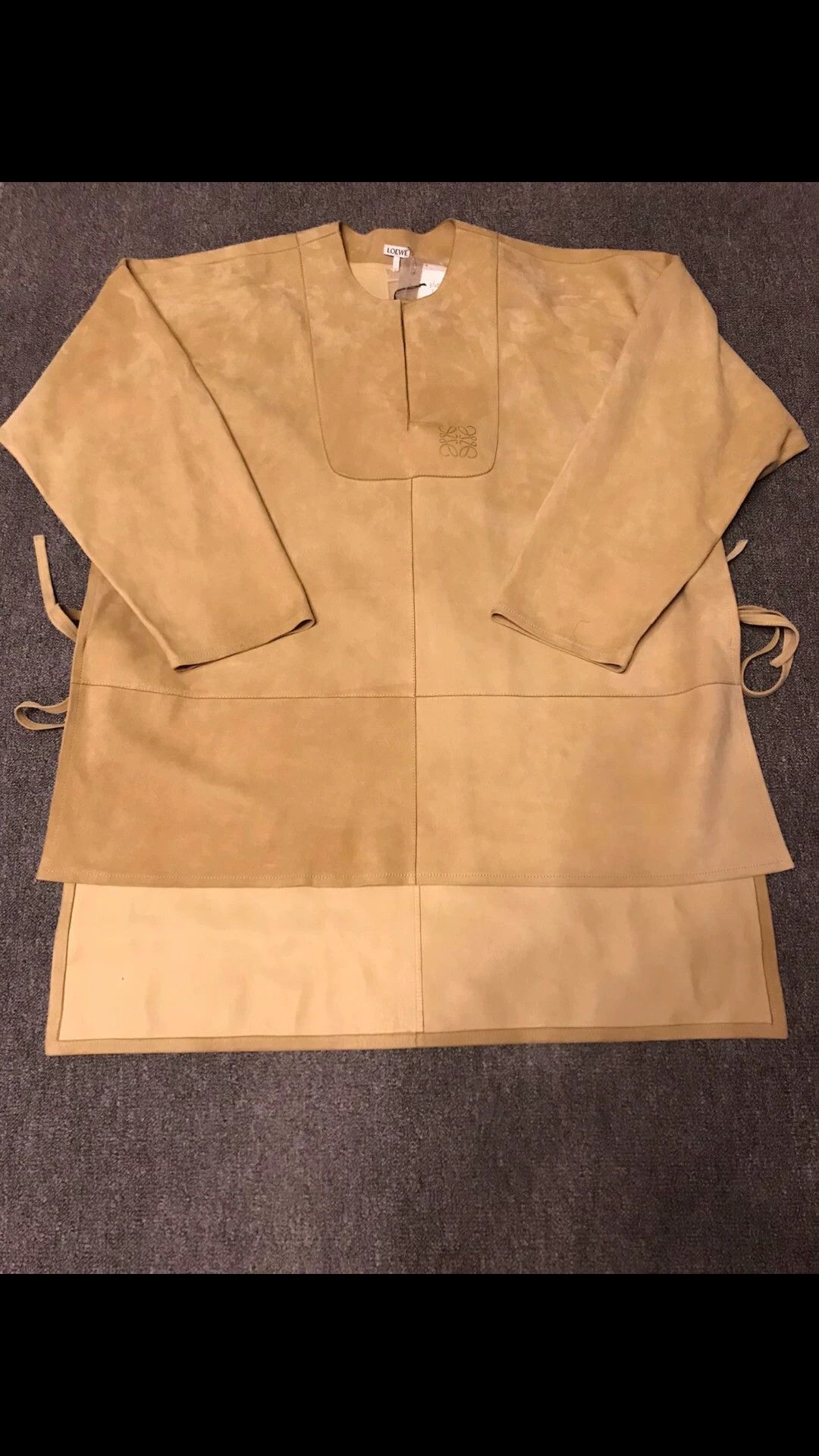 Loewe Loewe Lambskin Runway Unisex Front-Shrt Bck-Lng Slit Tie Jkt Size US L / EU 52-54 / 3 - 3 Thumbnail