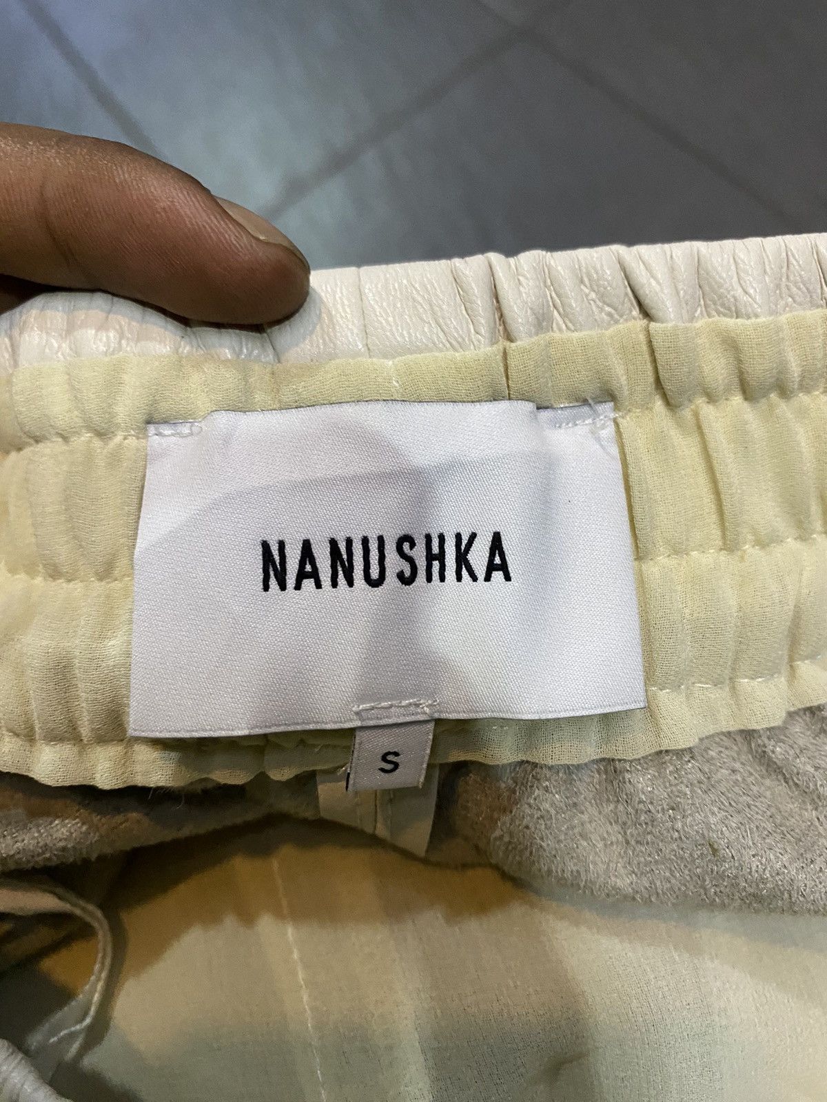 Leather × Nanushka NANUSHKA synthetic leather shorts pants unisex Size US 30 / EU 46 - 7 Thumbnail