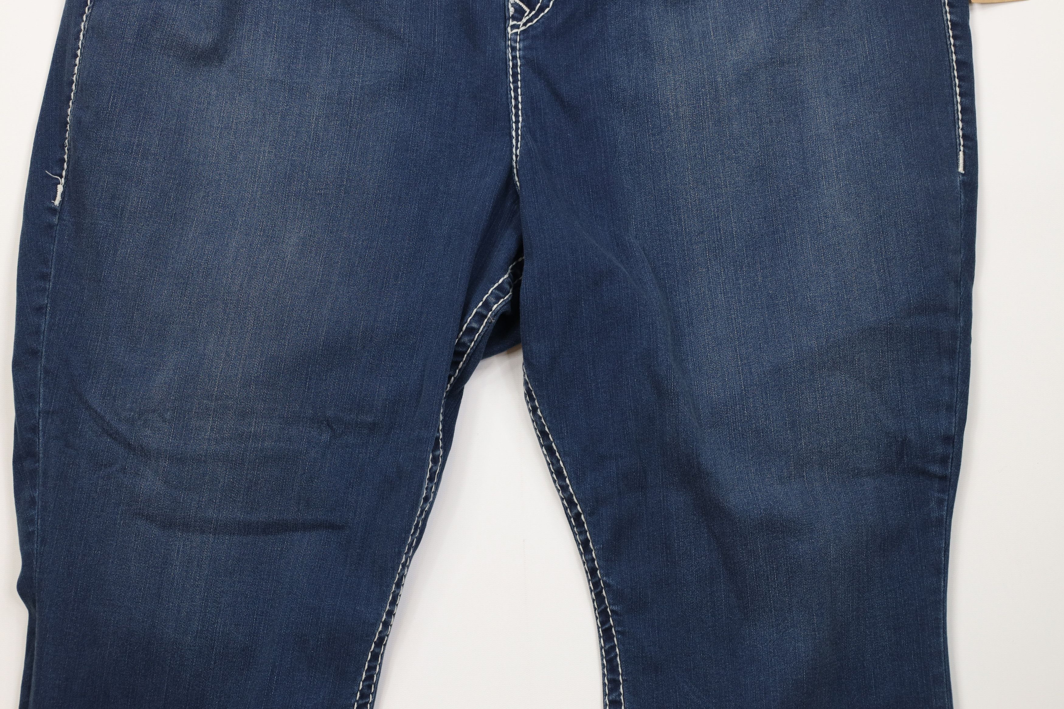 True Religion New True Religion Stitch Curvy Skinny Flap Big T Denim Jeans Size 34" / US 12 / IT 48 - 3 Thumbnail
