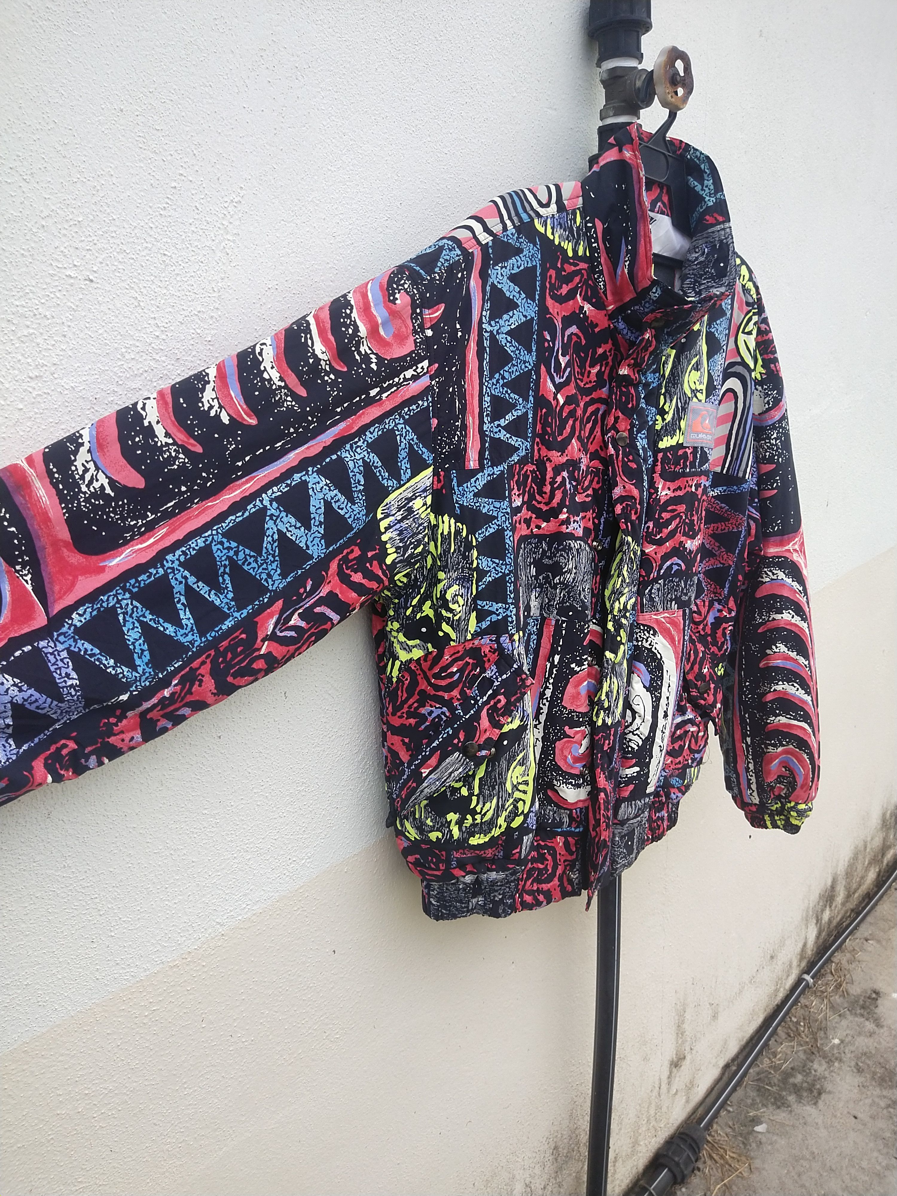 Quiksilver 🔥 Rare Vintage Quiksilver Multicolour Jacket Size US L / EU 52-54 / 3 - 3 Thumbnail