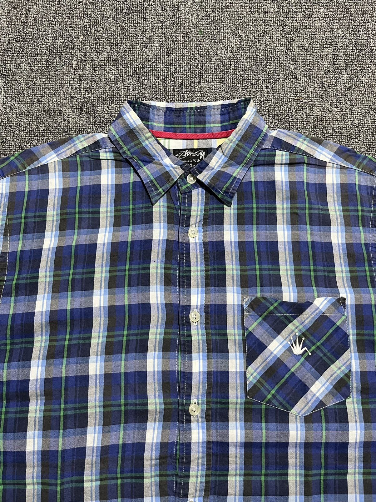 Stussy 2000s Stussy Plaid Shirt Size US XL / EU 56 / 4 - 1 Thumbnail