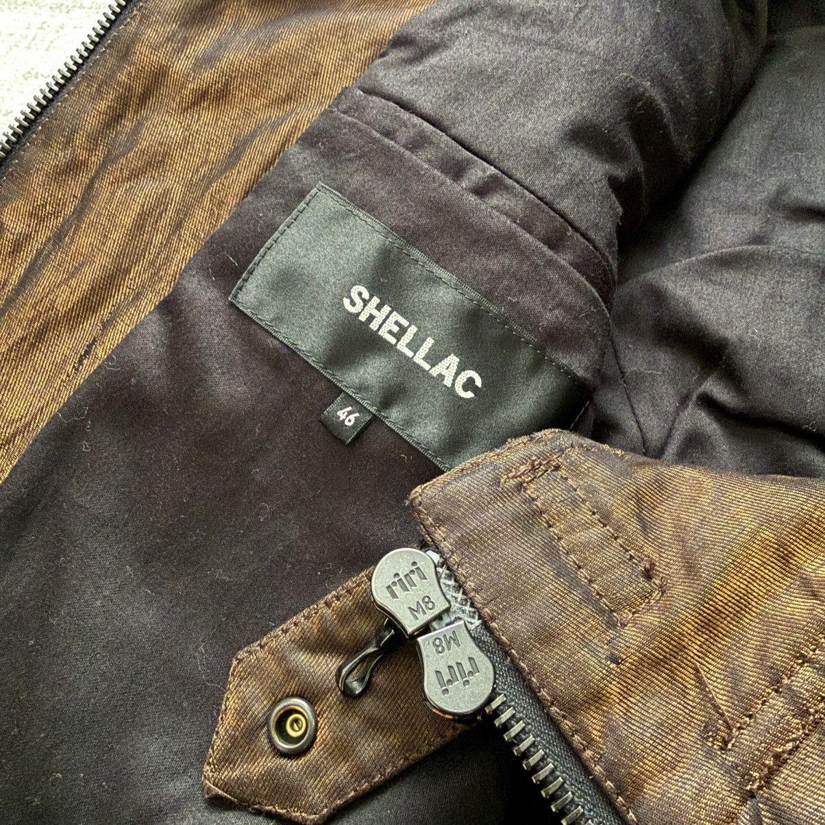 Shellac Shellac Metal Fabric Riri Zipper Distressed Riders Jacket Size US M / EU 48-50 / 2 - 5 Thumbnail