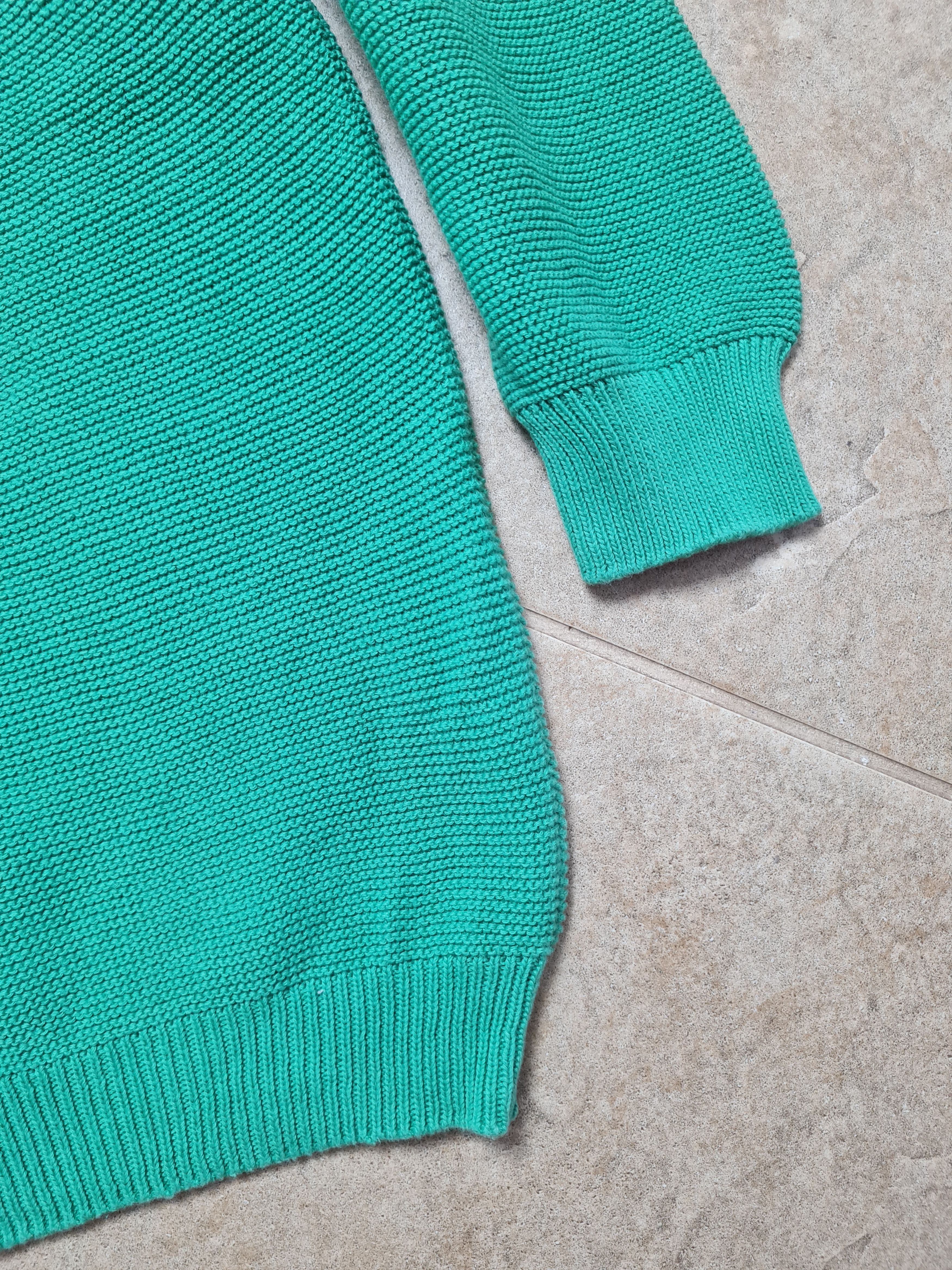 Max Mara WEEKEND MAX MARA Relaxed Fit Green Knit Crew-Neck Sweater Size M / US 6-8 / IT 42-44 - 9 Thumbnail