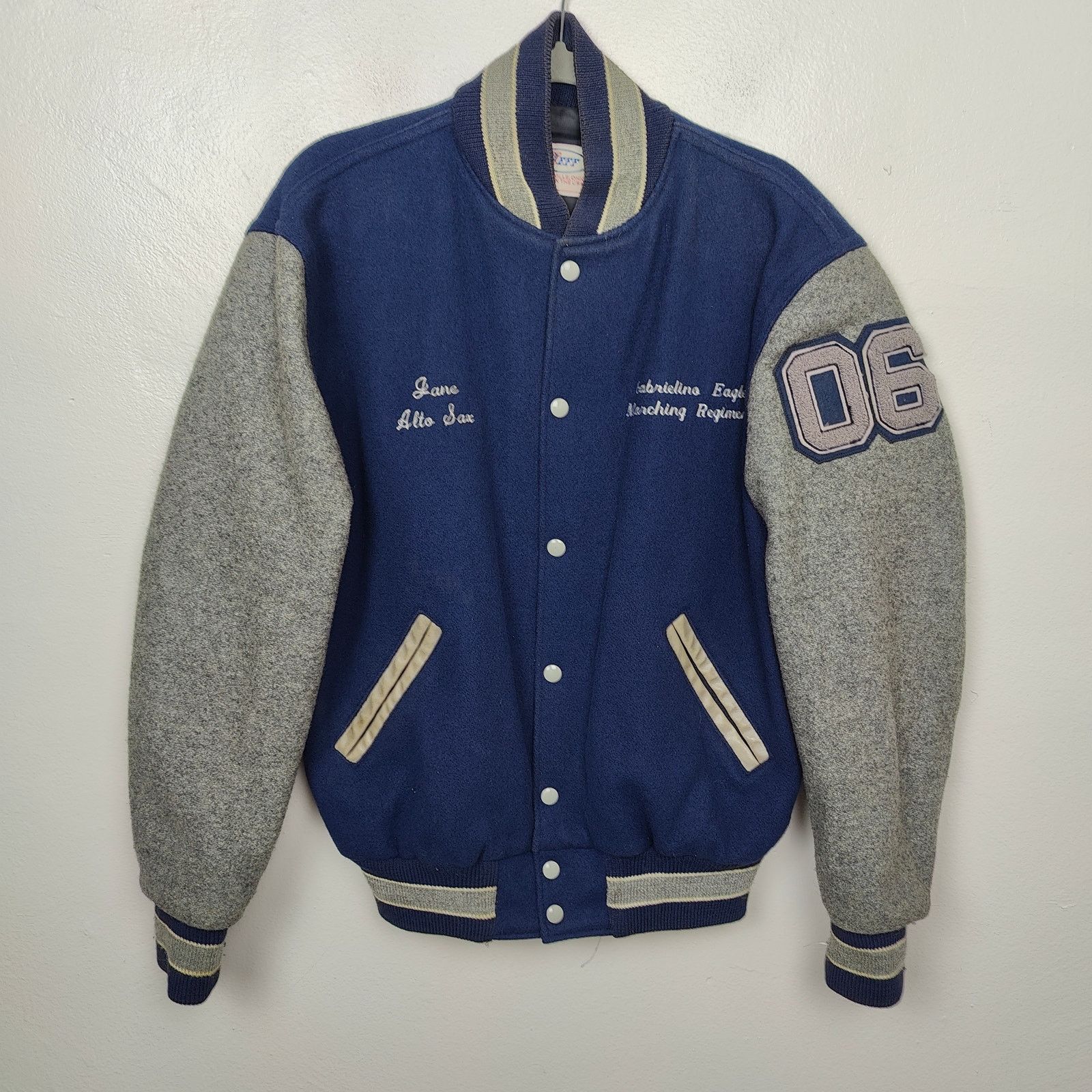 NEFF Vintage Neff Marching Band Varsity Jacket Size Medium Blue Size US M / EU 48-50 / 2 - 1 Thumbnail