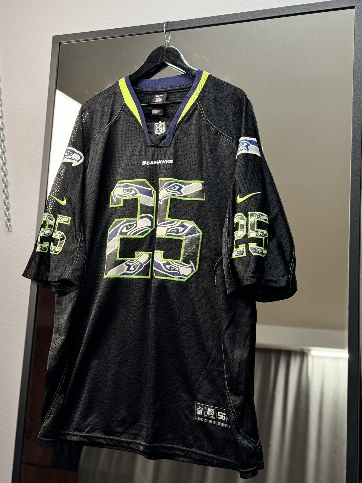 NFL × Nike Vintage Nike NFL Seahawks Richard Sherman #25 Size US XL / EU 56 / 4 - 5 Thumbnail