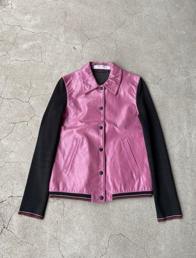A2 archive レザージャケット archive leather jacket a-2 miumiu