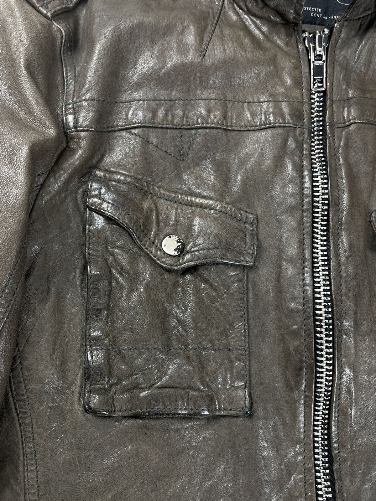 Allsaints Allsaints Spitalfields Leather Jacket Men’s Size S Size US S / EU 44-46 / 1 - 6 Thumbnail