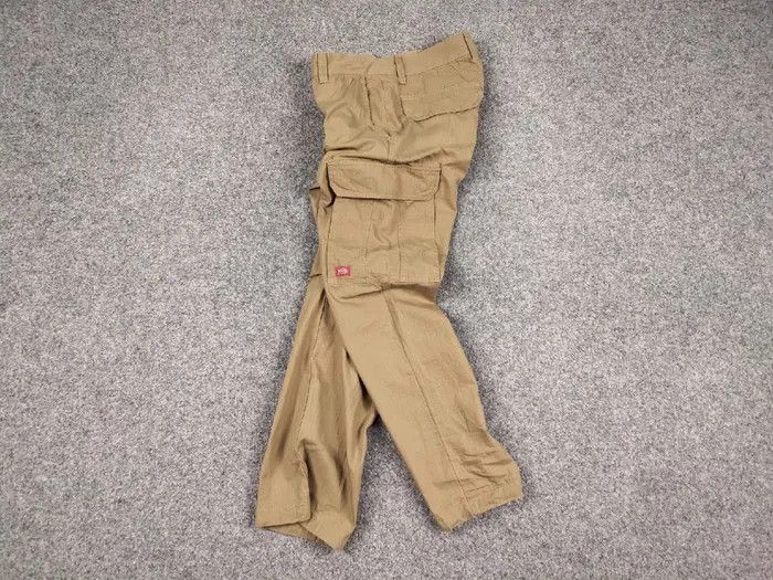 Dickies Vintage Dickies Fort Worth Beige Ripstop Cargo Pants Travis Size US 33 - 5 Thumbnail