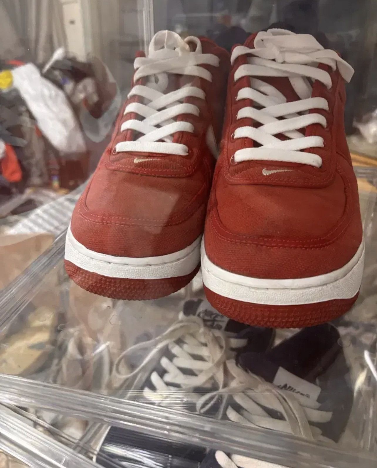 Nike 2001 Nike Air Force 1 canvas Size US 9.5 / EU 42-43 - 7 Thumbnail