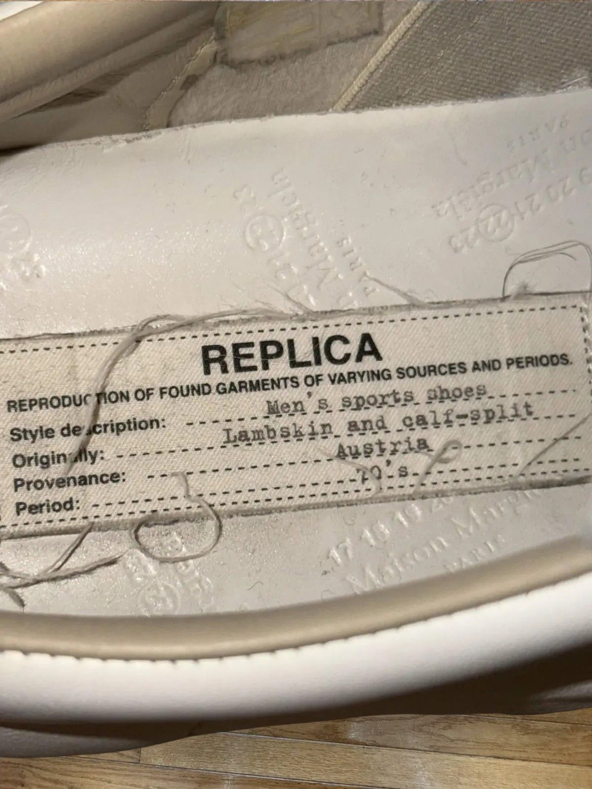 Maison Margiela Maison Margiela Gat White Size US 9 / EU 42 - 5 Thumbnail