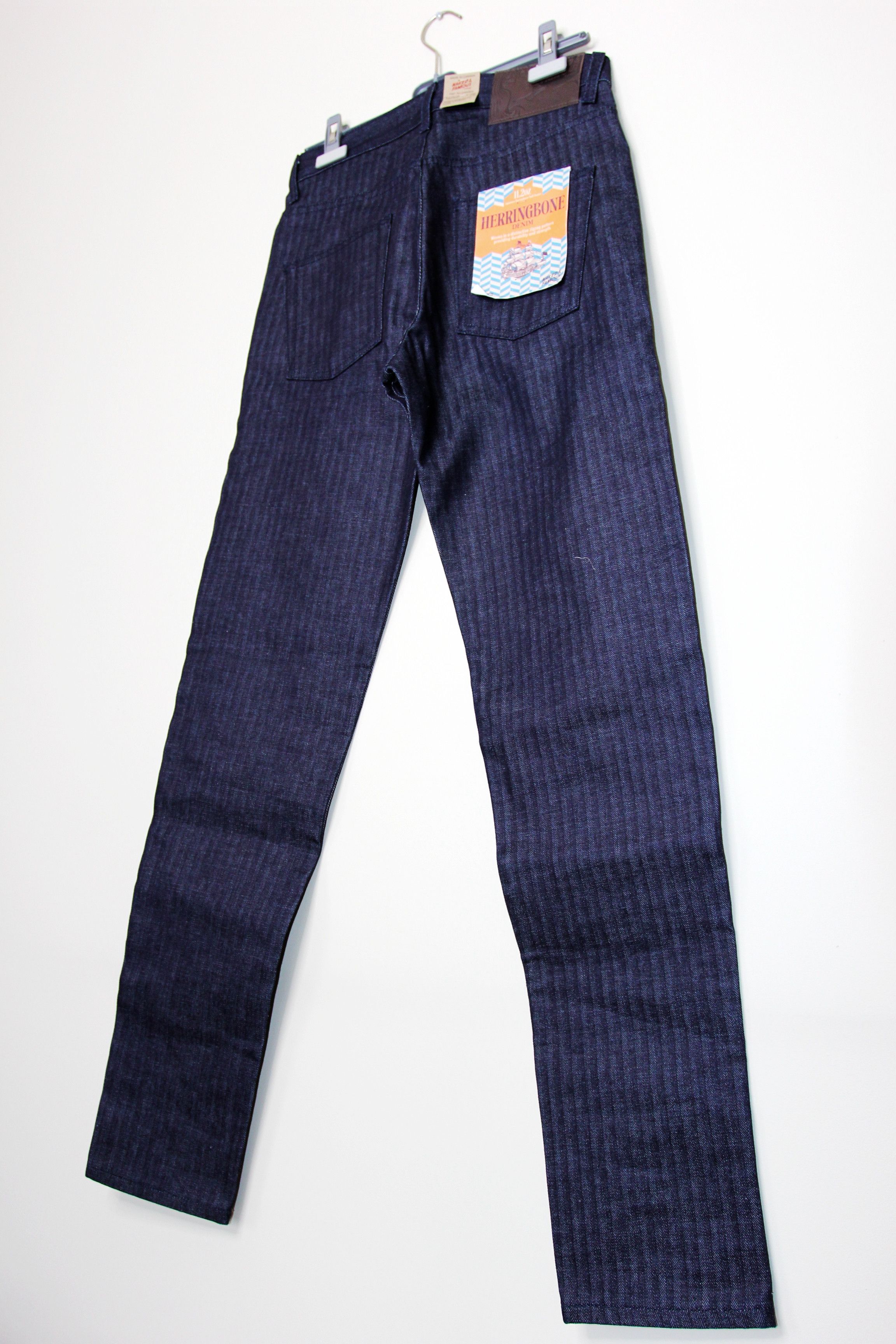Naked & Famous BNWT AW23 NAKED & FAMOUS HERRINGBONE EASY GUY JEANS 30 Size US 30 / EU 46 - 7 Thumbnail