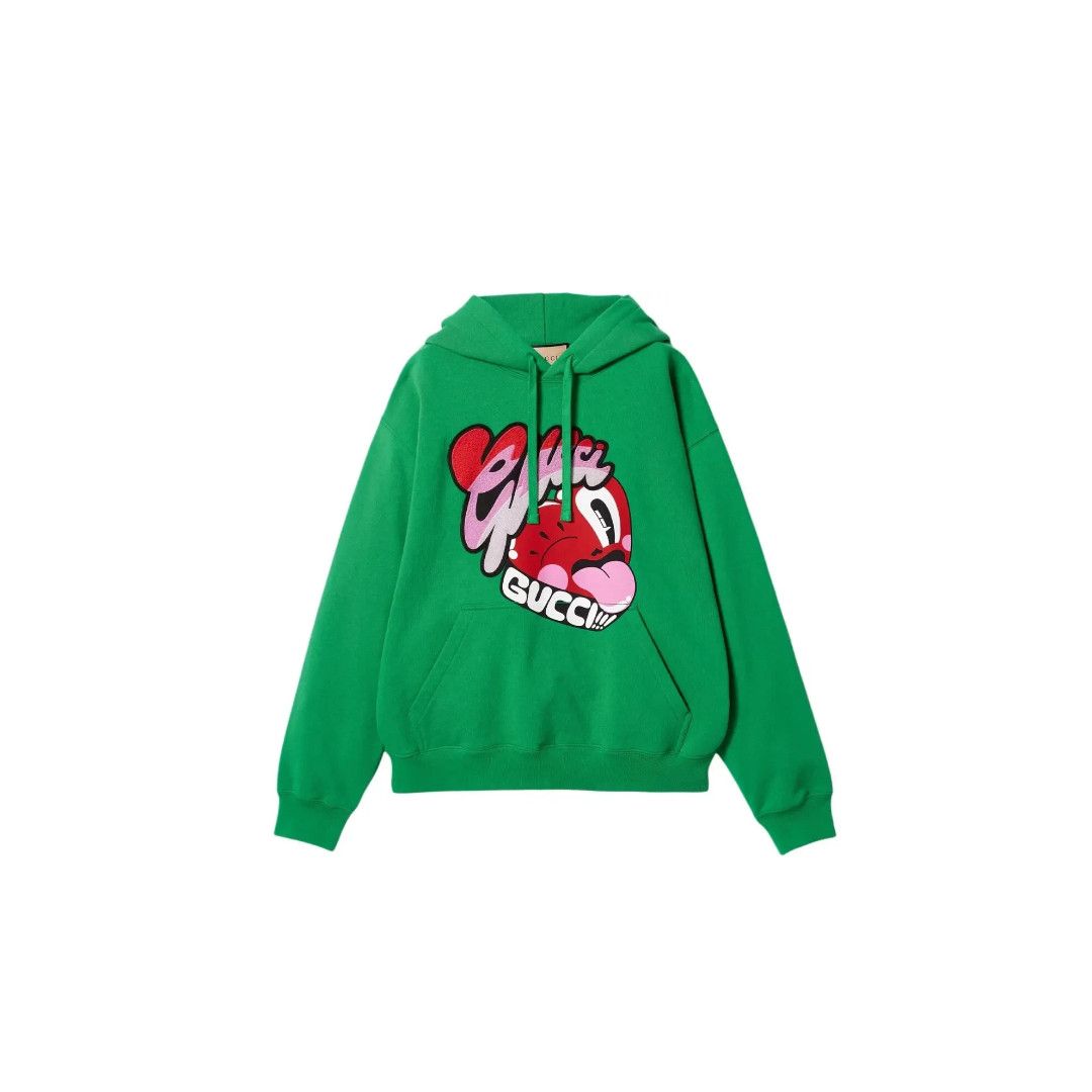 Gucci o1mt1gz0325 Hoodie in Green Size US L / EU 52-54 / 3 - 1 Thumbnail