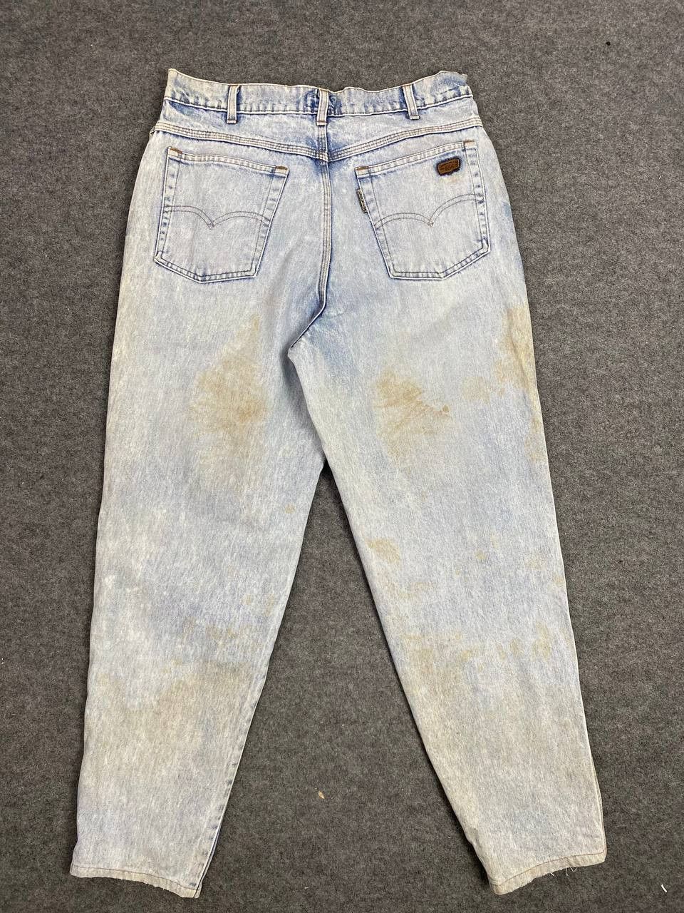 Levi's vintage levis 656 big e light wash distressed denim Size US 33 - 1 Thumbnail