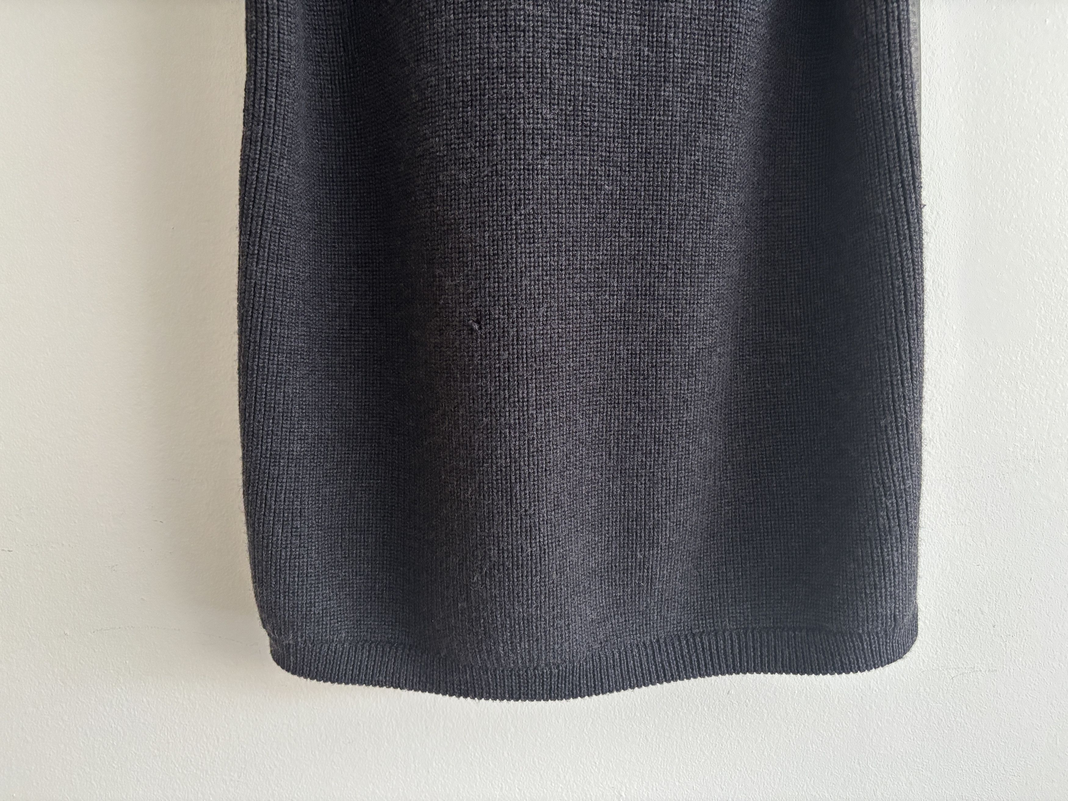 Maison Margiela RARE Black Leather Wool Shirt Jacket/ Tunic Size S / US 4 / IT 40 - 9 Thumbnail