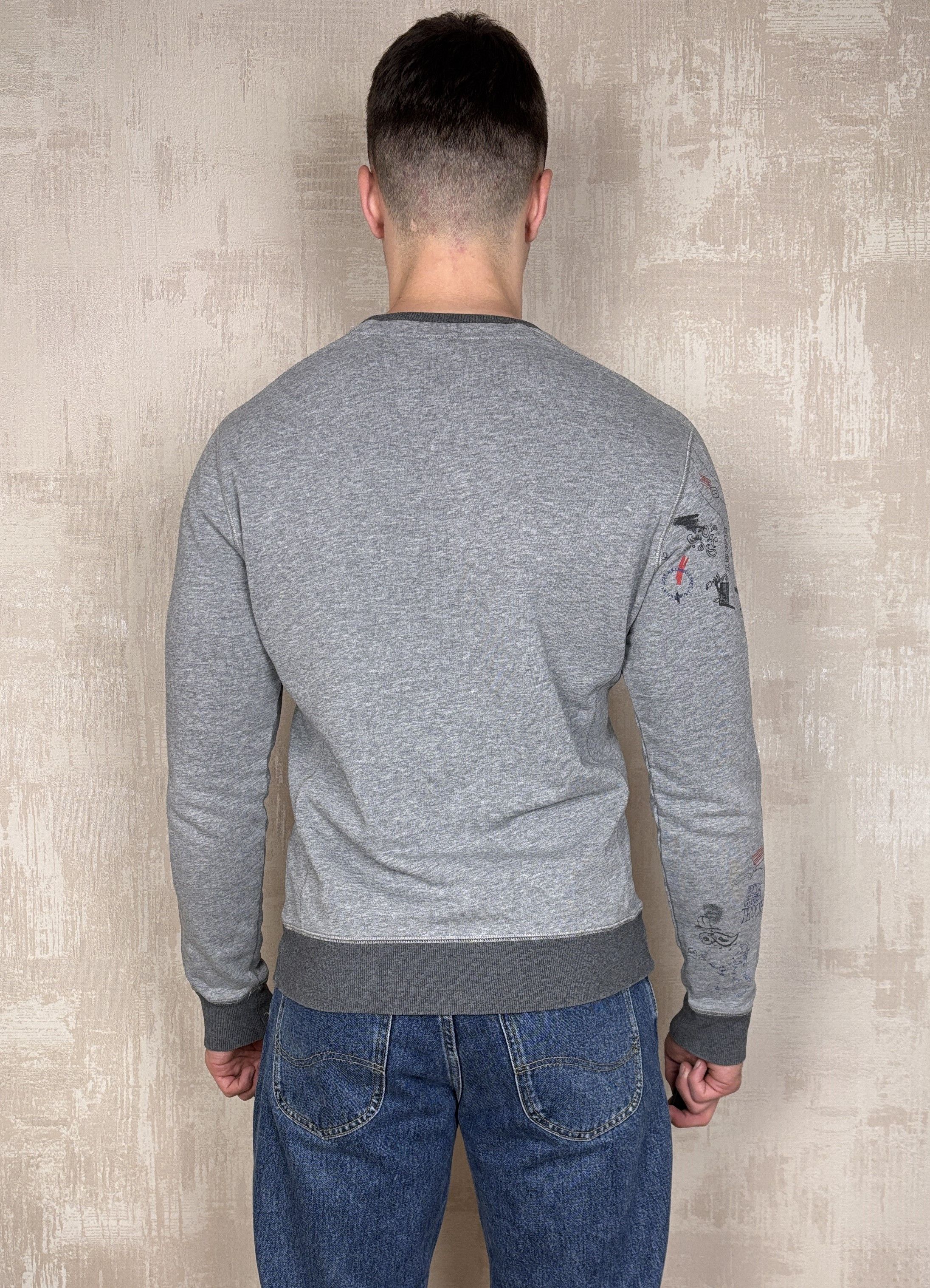 Hugo Boss Hugo Boss Orange Wheel Style Sweatshirt Scribble Print Size US M / EU 48-50 / 2 - 18 Thumbnail