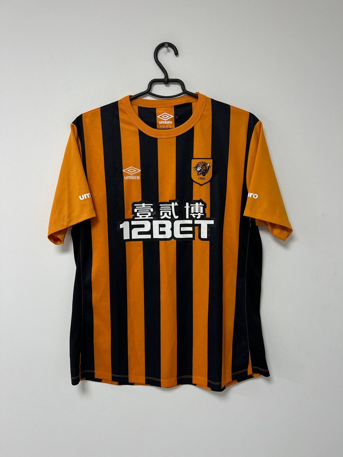 Vintage Hull City 2014/2015 Soccer Football Shirt Umbro XL