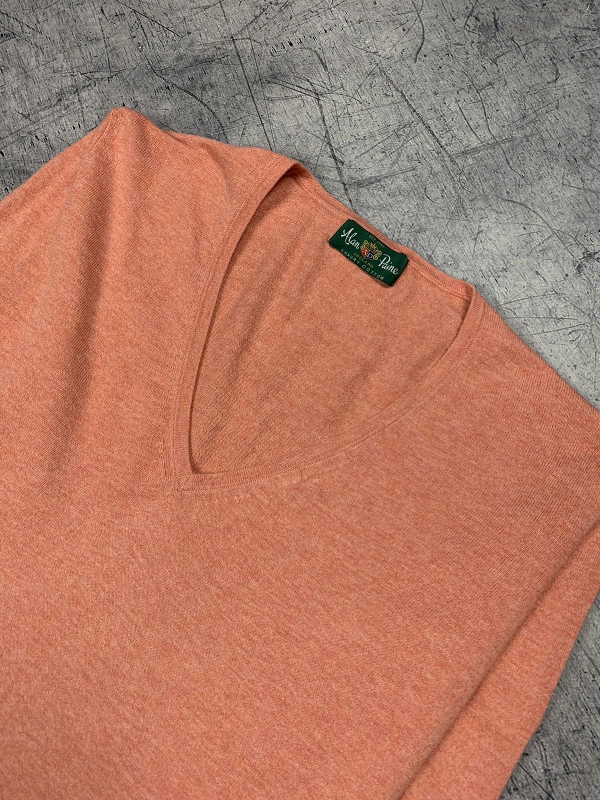 Alan Paine Alan Paine England Luxury Cotton Sweater V-Neck Size EU 38 Size XS / US 0-2 / IT 36-38 - 4 Thumbnail
