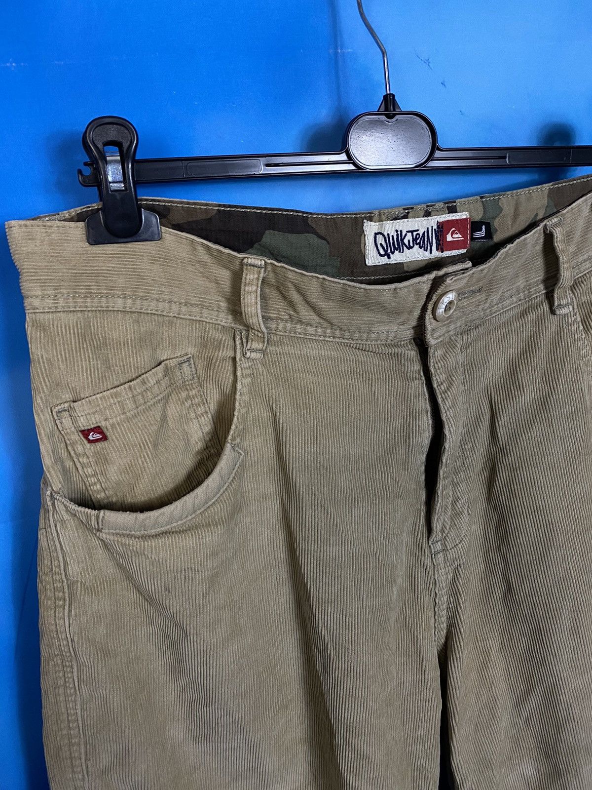 Quiksilver × Vintage Quicksilver rap bunny vintage shorts big logo velour Size US 33 - 6 Thumbnail