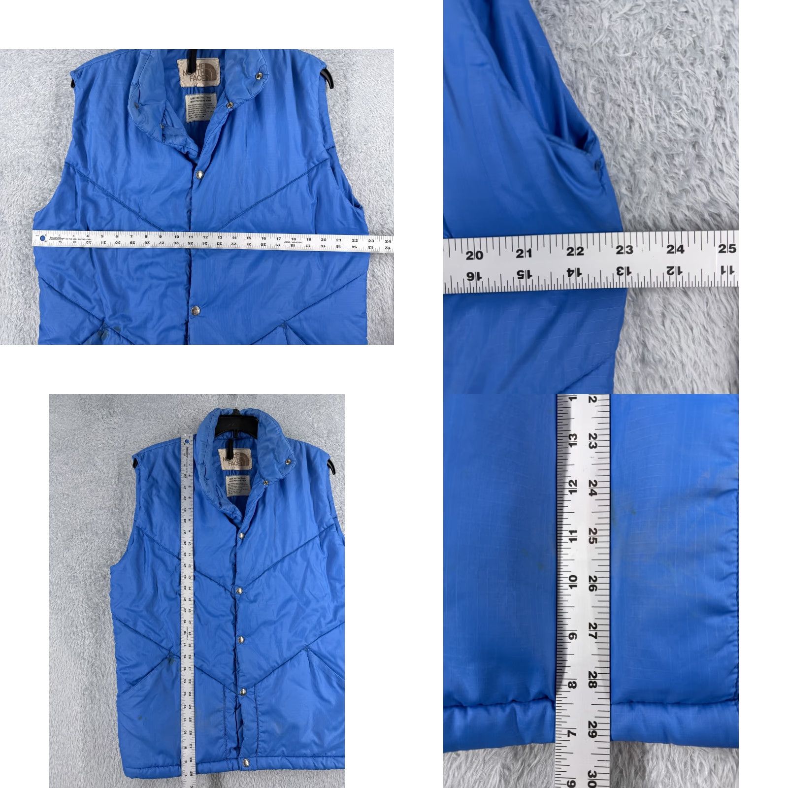 The North Face VINTAGE The North Face Vest Mens XL Blue 100% Polyester Pockets Read Size US XL / EU 56 / 4 - 8 Thumbnail