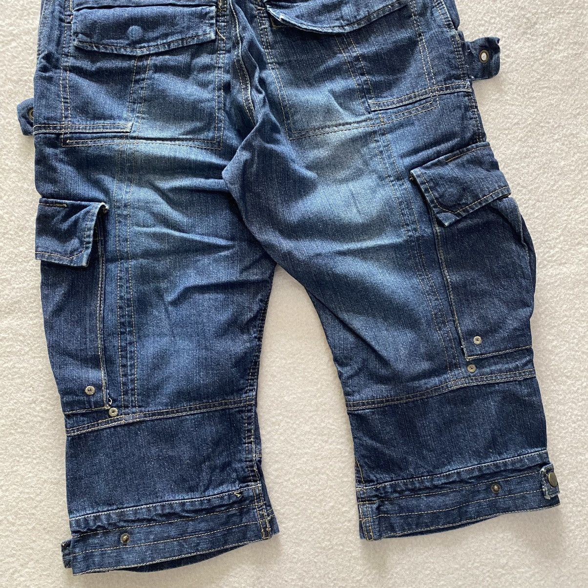 If Six Was Nine × Japanese Brand Vache Multi Pocket Jeans Short w31 Size US 31 - 6 Thumbnail