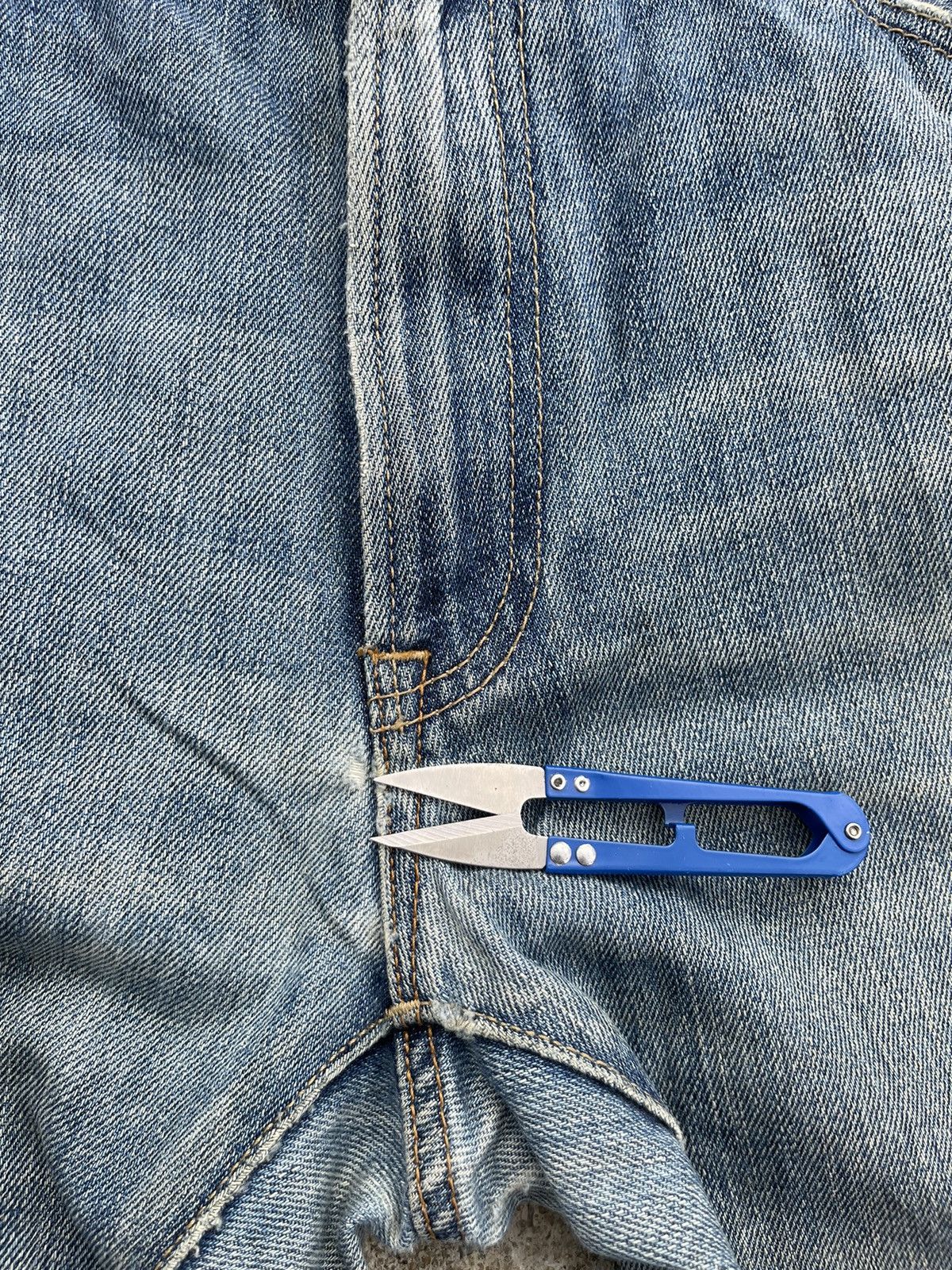 Japanese Brand × Jean × Uniqlo 🔥 Uniqlo Rusty Distressed Denim W30🔥 Size US 30 / EU 46 - 9 Thumbnail