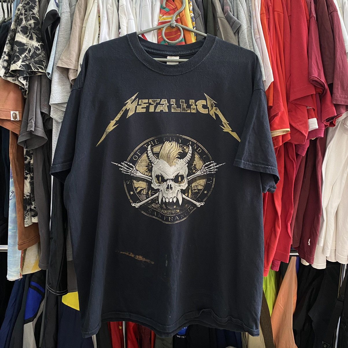 Band Tees Vintage Metallica 2018 Big Logo Rock Band Rare tee Size US M / EU 48-50 / 2 - 1 Thumbnail