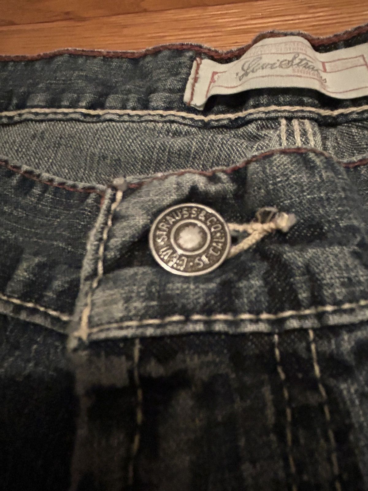 Levi's Levi’s Carpenter Jean Cargo Shorts/Jorts Workwear Y2K Size US 36 / EU 52 - 4 Thumbnail