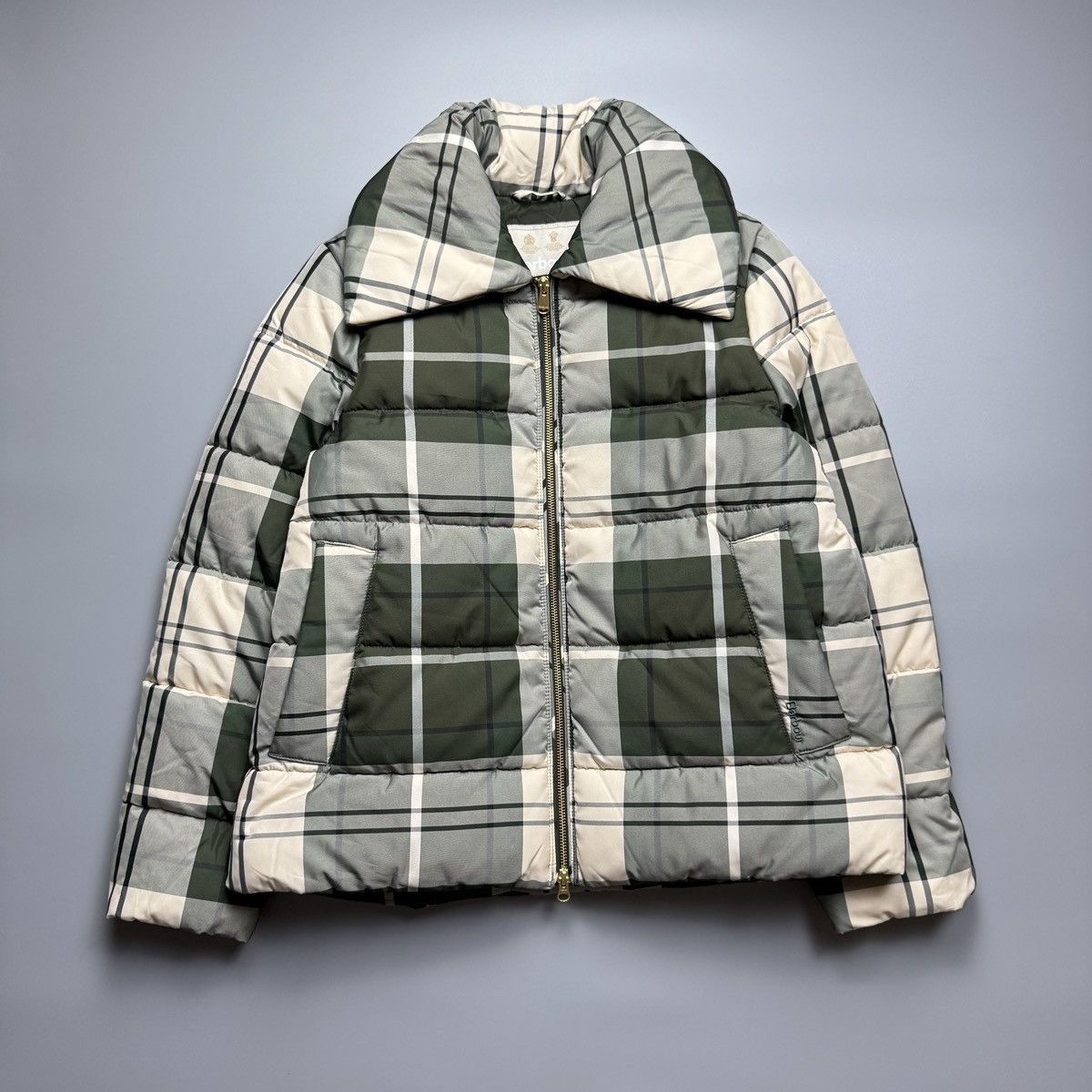 Barbour Barbour - Tartan Germain Quilted Puffer - Jacket Size M / US 6-8 / IT 42-44 - 1 Thumbnail