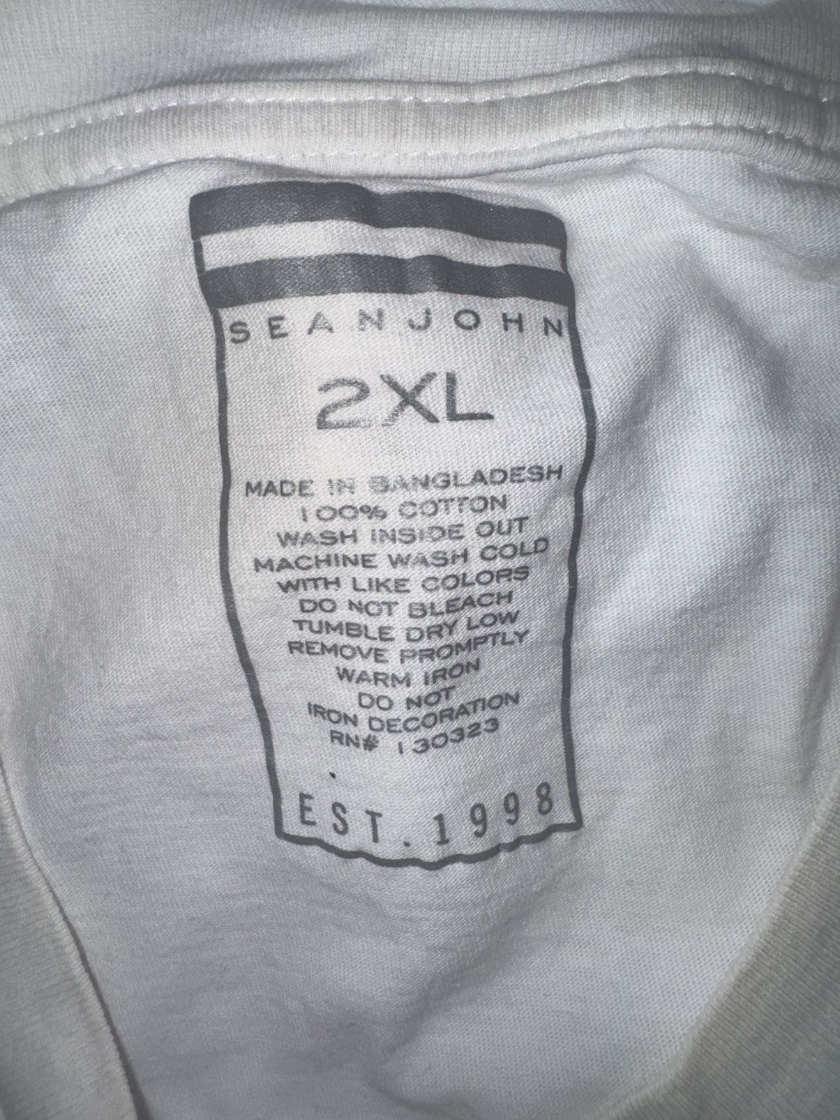 Sean John Y2K Sean John Skull Graphic Logo Skater Cyber Tee RARE Size US XXL / EU 58 / 5 - 3 Thumbnail