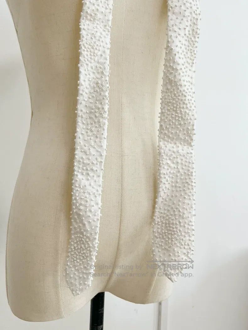 Ann Demeulemeester Ann Demeulemeester Embroidered Ball Tie Size ONE SIZE - 3 Thumbnail