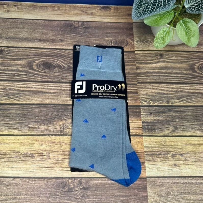 Footjoy FootJoy Men's ProDry Lightweight Crew Golf Socks 1 Pair NWT Size ONE SIZE - 1 Thumbnail