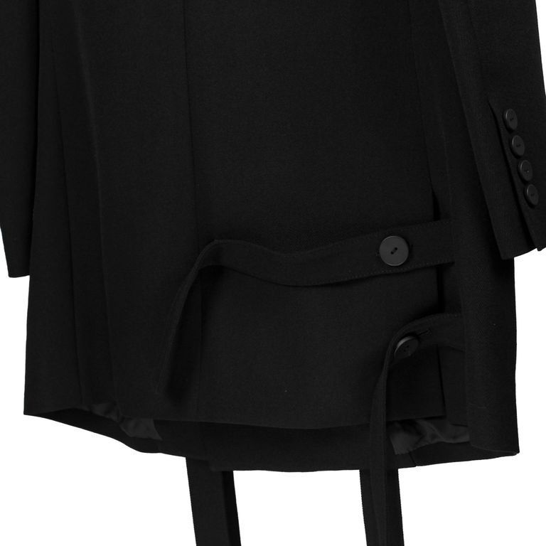 Yohji Yamamoto Yohji Yamamoto Pour Homme - 5 BELTS DOUBLE BREASTED JACKET Size US L / EU 52-54 / 3 - 11 Thumbnail