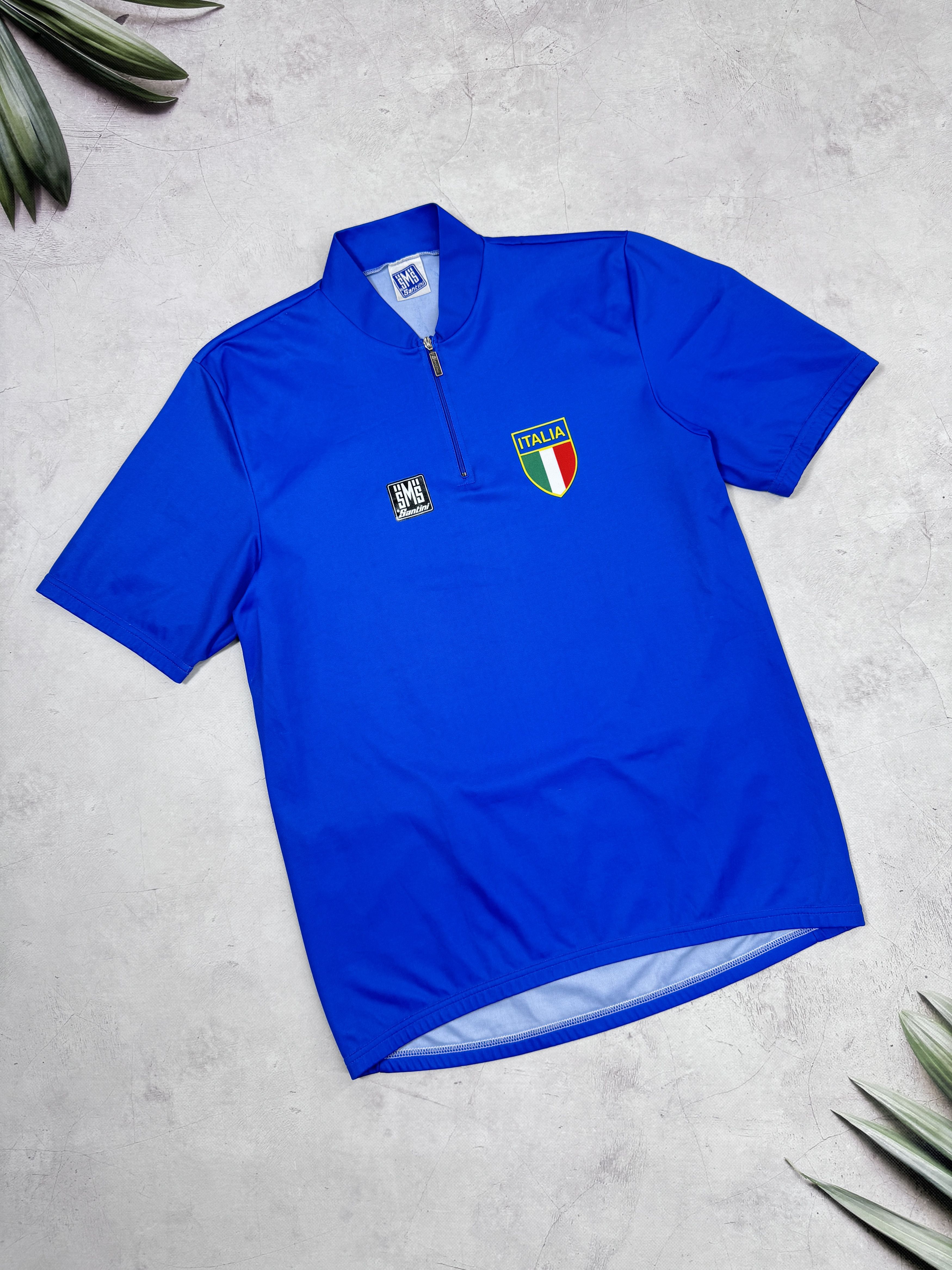 Vintage Vintage Santini Cycling Jersey Italy Team Size US XL / EU 56 / 4 - 1 Thumbnail