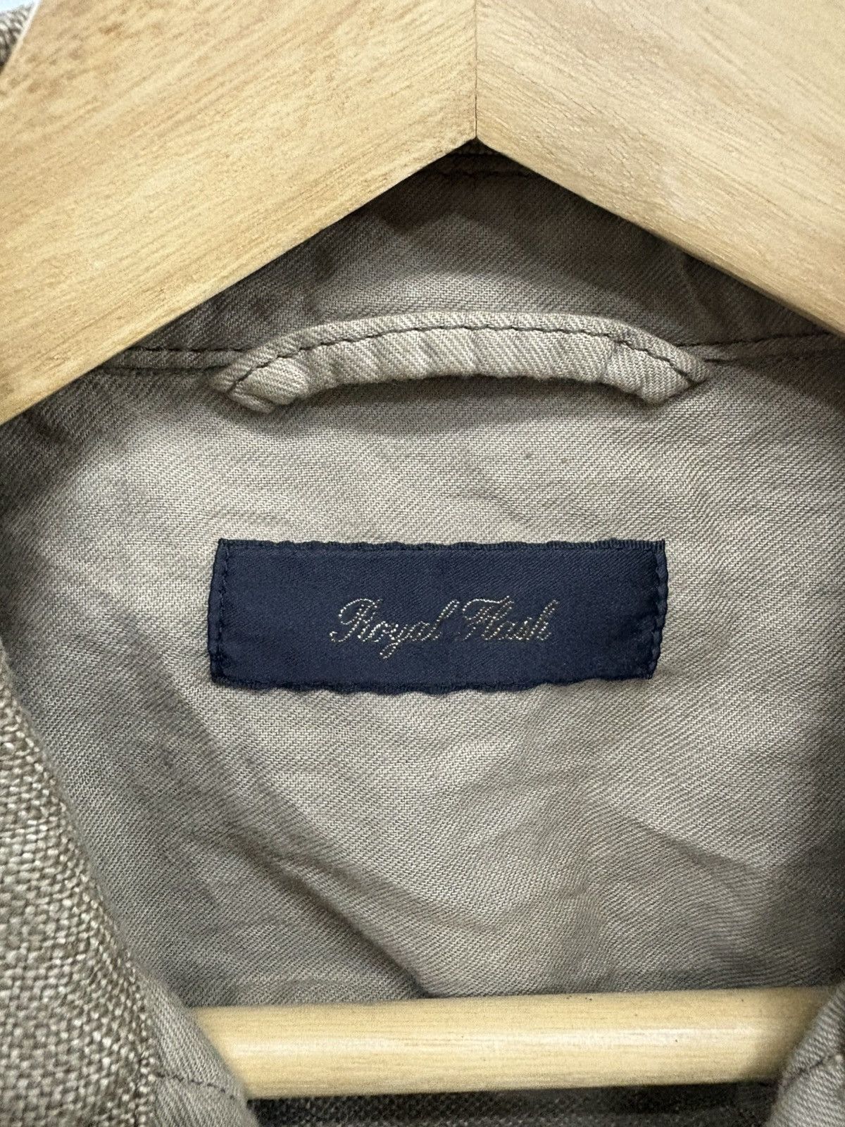 If Six Was Nine Royal Flush Linen Jacket Distressed Trucker Size US M / EU 48-50 / 2 - 12 Thumbnail