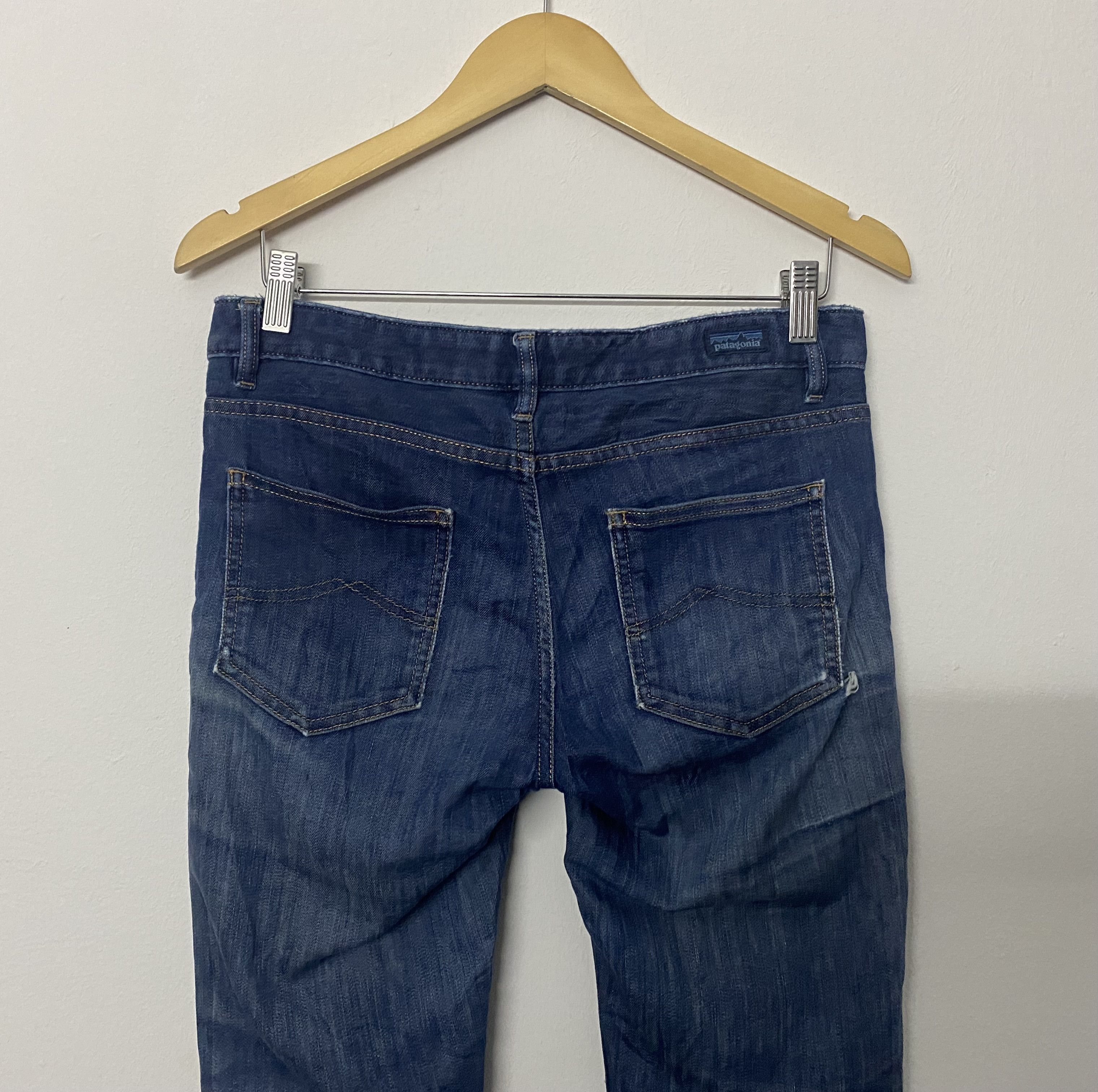 Patagonia Patagonia Straight Regular Distressed Blue Jeans Size 30" / US 8 / IT 44 - 7 Thumbnail