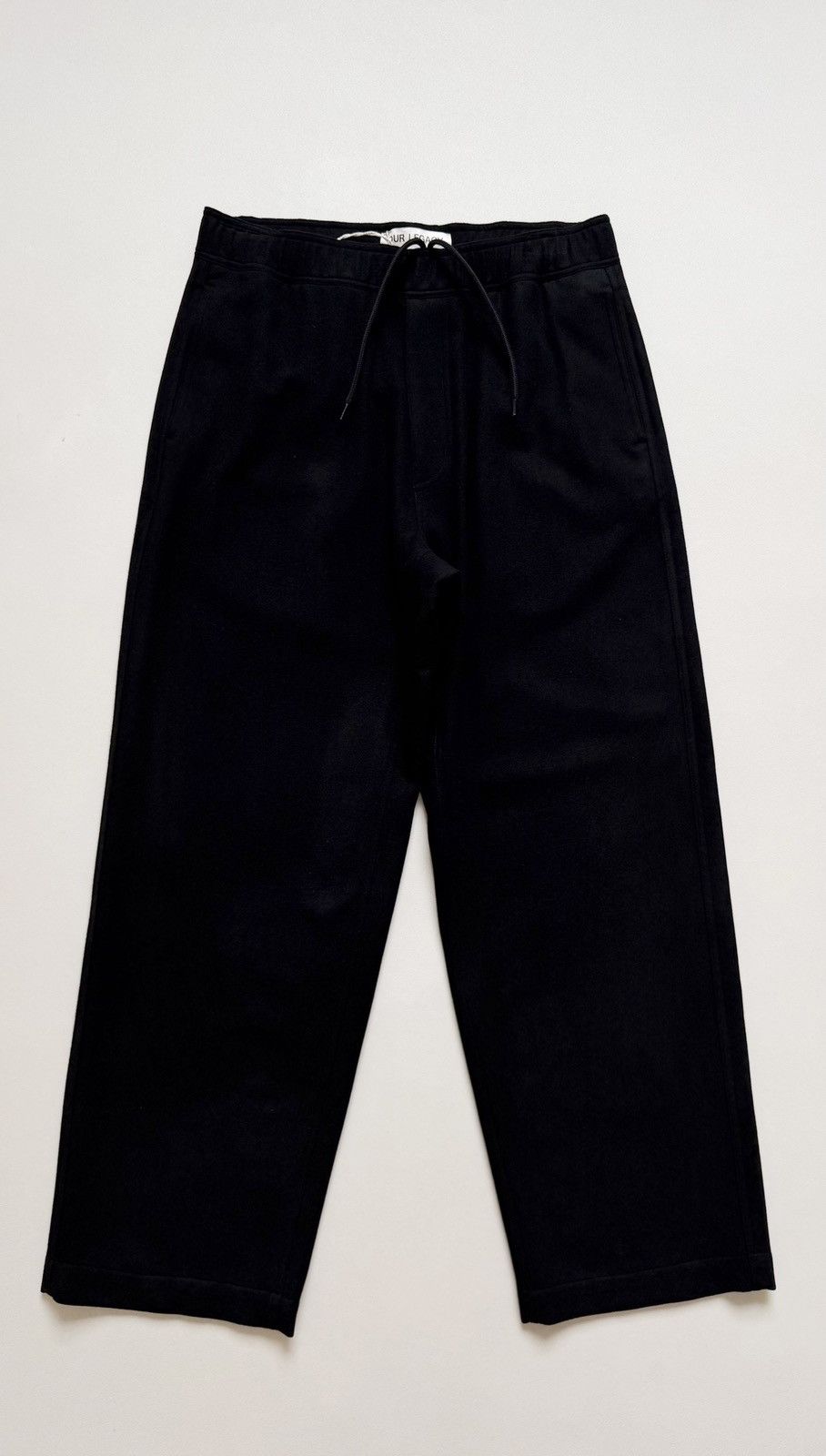 Our Legacy Brushed Black Wool Drape Trousers Size US 32 / EU 48 - 2 Thumbnail