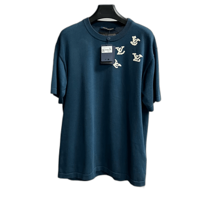 Louis Vuitton Louis Vuitton Blue Logo Short Sleeve T-Shirt Size US XL / EU 56 / 4 - 1 Thumbnail