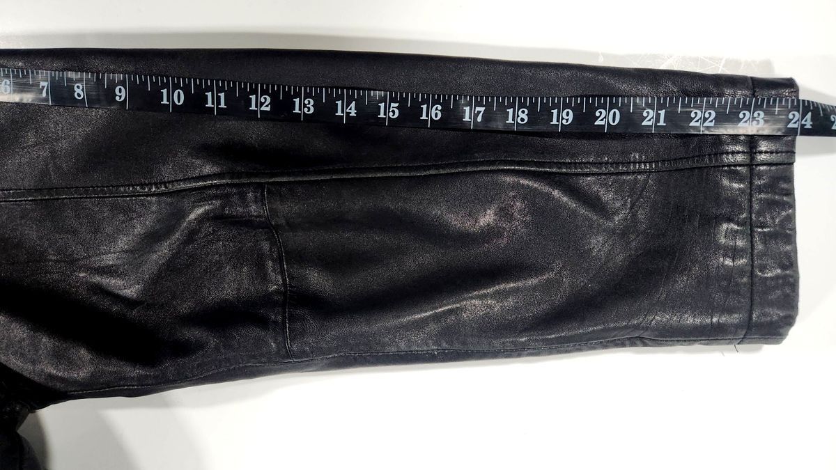 Brandini Brandini Lamb Leather Moto Jacket Minimalist Full Zip Size Size US L / EU 52-54 / 3 - 6 Thumbnail