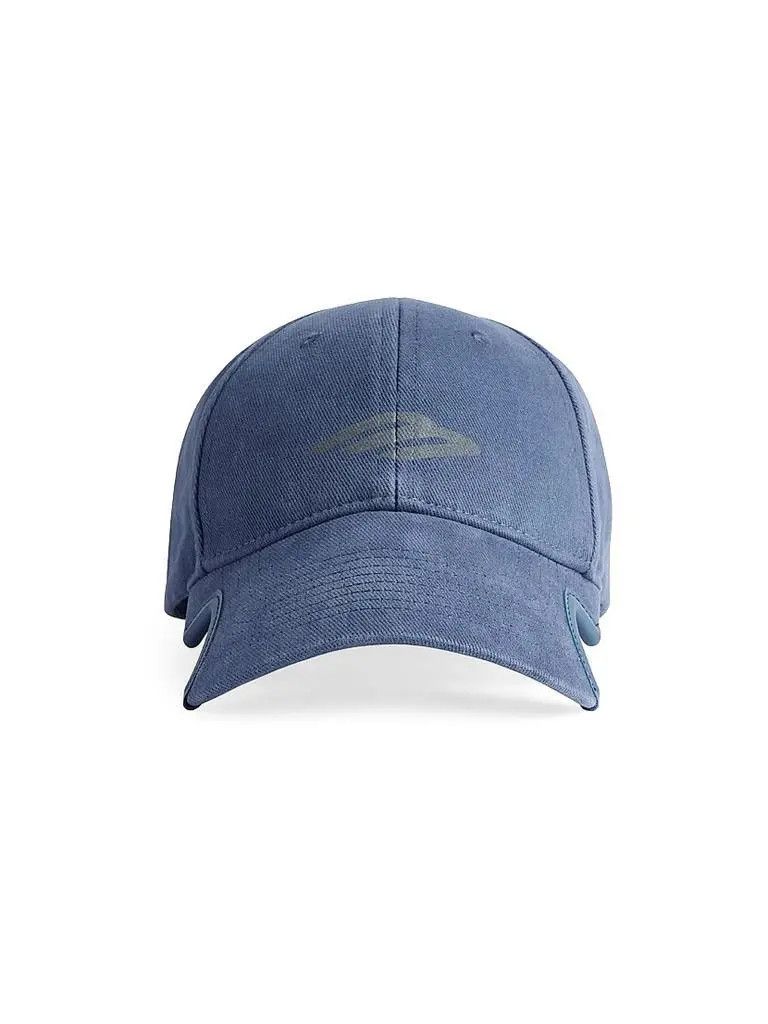 Balenciaga o1srvl11e0426 Size: M / 3B Stencil Hat / Cap in Blue Size ONE SIZE - 1 Thumbnail