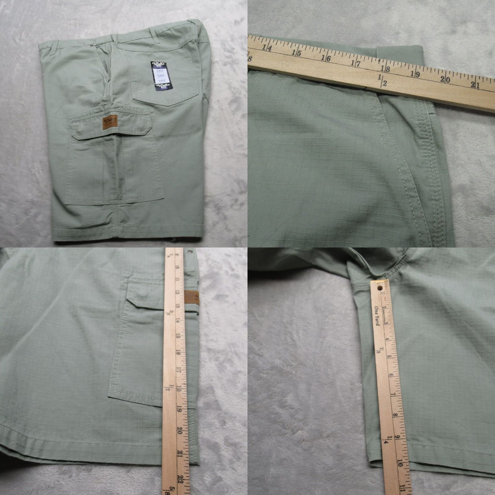 Walls Walls Work Wear Cargo Shorts Mens XL 38" Limestone Rugged Ripstop Outdoor NEW Size US 36 / EU 52 - 8 Thumbnail