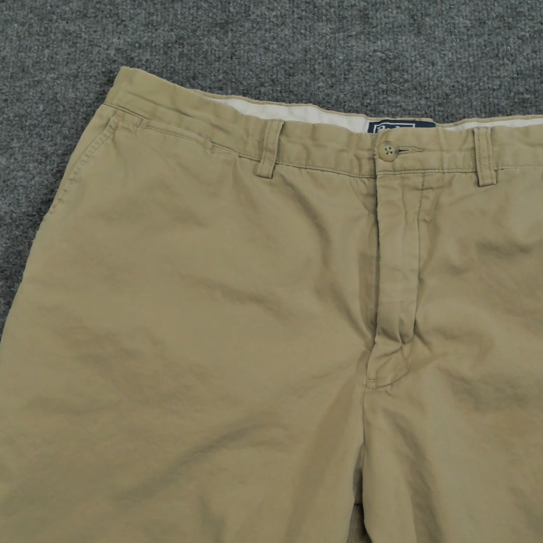 Polo Ralph Lauren VINTAGE Polo Ralph Lauren Shorts Mens 38 Tan Chino Cotton 90s Size US M / EU 48-50 / 2 - 2 Thumbnail