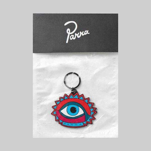 By Parra × Parra by Parra - open eye key chain - pink/blue Size ONE SIZE - 1 Preview