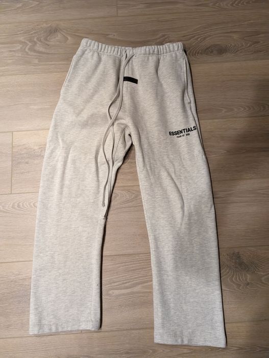 Fear of God Essentials Light Oatmeal Sweatpants