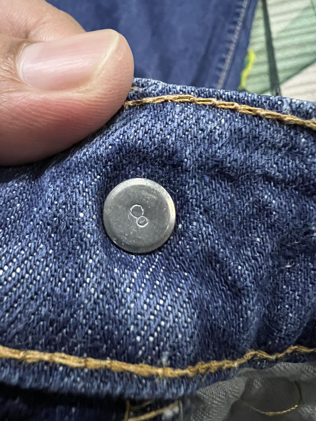 Levi's × Levi's Made & Crafted × Levi's Vintage Clothing FLARE💥VINTAGE 80’s LEVIS 517 ORANGE TAG BUTTON #8 Size US 28 / EU 44 - 14 Thumbnail