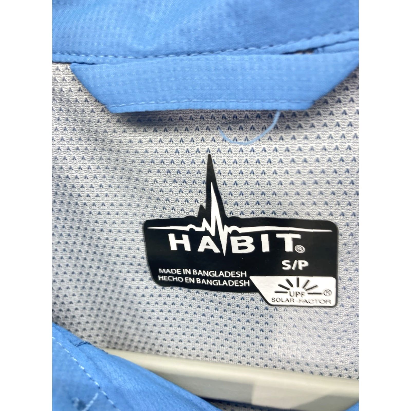 Habitat Habit Coastal Villa River Shirt Men Small Blue Short Sleeve Button Vented NWT Size US S / EU 44-46 / 1 - 5 Thumbnail
