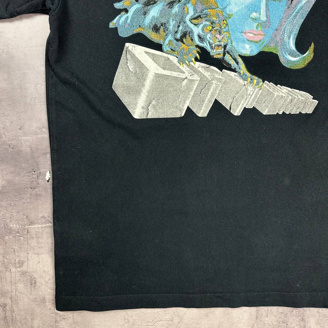 Off-White Rare! Panther Off White Horror Big Logo Tee Size US S / EU 44-46 / 1 - 7 Thumbnail